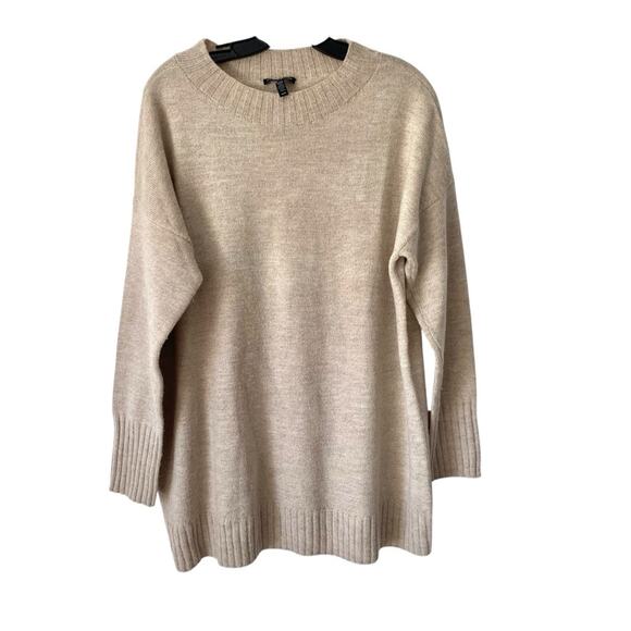 Eileen Fisher Maple Wool Yak Alpaca Women's Beige Tan Sweater size medium - Picture 1 of 6